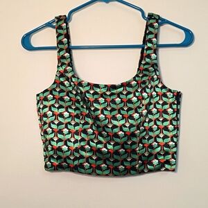 H&M Cropped Corset top